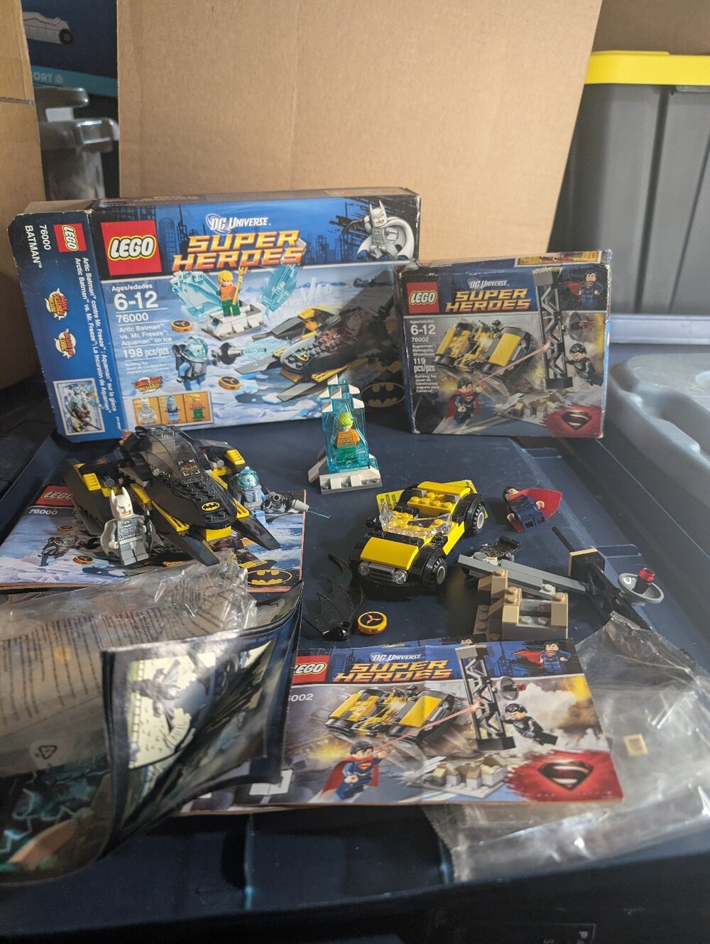 LEGO 76000 76002 DC Comic Artic Batman V Mr Freeze Superman Superman Show